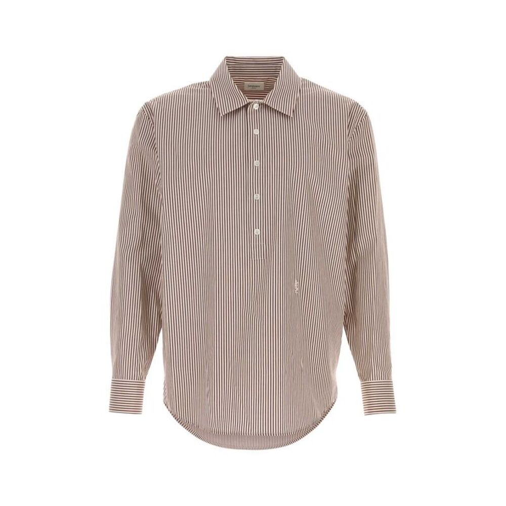 Saint Laurent Men Chemise Classic Fit Col Polo B